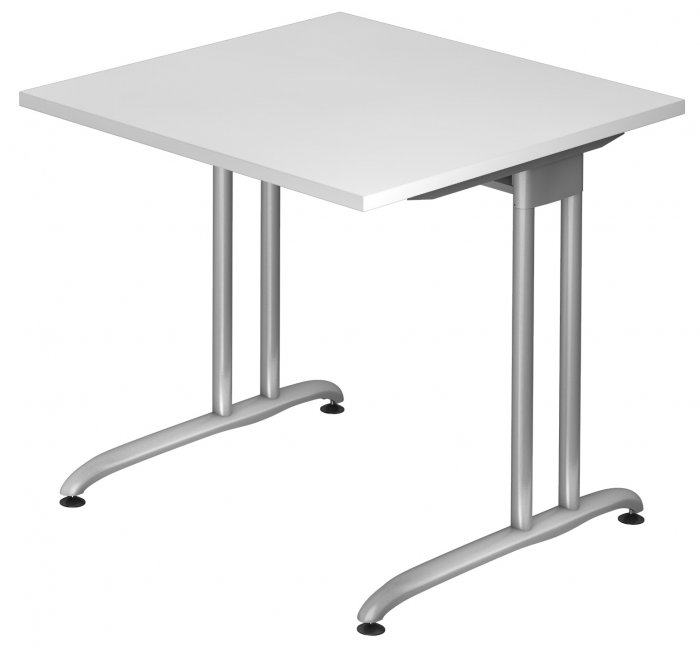 Schreibtisch BETA Breite 80 Cm X Tiefe 80 Cm | Weiss